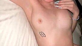 Public blowjob turns into rough room sex after quad bike