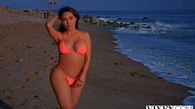 Vixen Lela Star Overwhelmed with Desire as She Licks Brunette Pussy in 69 and Gets Bent Over for Cowgirl Fuck