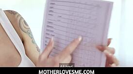 bianka blue sucks stepsons dick for bad grades