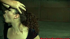 Stockinged BDSM Sub Throatfucked By Maledom!