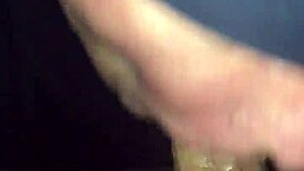 Guy deepthroats an old man in this casual scene