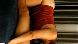 Latina student does a pussy pounding while sucking