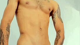 Colombian Bodybuilder's Explosive Masturbation with Monster Cock Leading to Cum in Hand