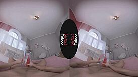 Virtual taboo handjob for her social media 😏