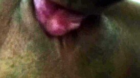 Ultra Close-Up of Latina's Big Pussy Lips Licked by Tongue in Accountant Adventures