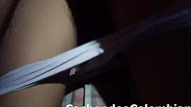 Colombian College Babe's Huge Ass Bounces on Professor's Chair