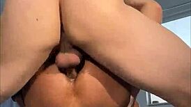 Open His Tight Twink Ass For Bareback Monster Cock Cumshot