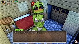 creeper girl and piglette gived me deepthroat blowjob in hornycraft