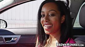 i fucked that juicy ebony hottie rachel raxxx hard in missionary outdoors with my monster cock