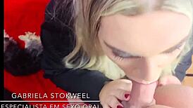 Hot blonde blowjob session - schedule with me