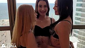 He Made Us Cum Hard in Reverse Gangbang!