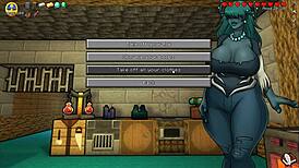 creeper girl and piglette gived me deepthroat blowjob in hornycraft