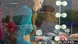 Christy, that tiny blonde runway model, is hungry for BBC.