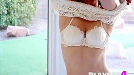 Teen client haven rae enjoys perfect massage before session