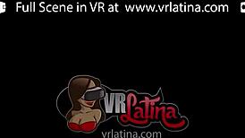 Vrlatina - Debut For Attractive Latin Teen With Curves - Pov Vr