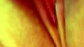 lovense wand makes her squirt wet while moaning loudly