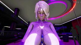 i saw this hot slutty blonde get pounded by bbc in the club hentai