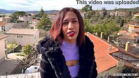 French teen ebony Reyna's first amateur porn casting is wild, can't believe her skills! 😍