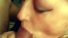 My step aunt says, 'Suck my cock'