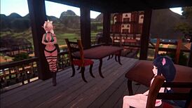 Monster girl island hentai ep 9 sex doll dance.