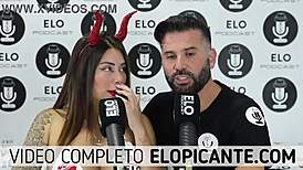 Sara Blonde sucks on creamy banana