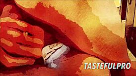 Horny Redhead Kandi Quinn Bent Over in Doggystyle Comic Book Fuck!