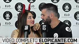 Sara Blonde sucks on creamy banana