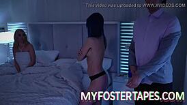 Foster girl Jewelz Blu expresses gratitude to her foster parents through intense hardcore sex scenes