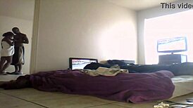 Stroking Pussy Raw Creampie Ebony Spinner Gets Rough Milf Treatment.