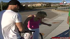 Pick Up Blonde Teen With Natural Tits And Pierced Nipples For Big Cock Sex