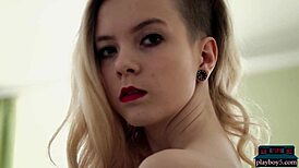 german teen emmi shows off her big natural tits and body.