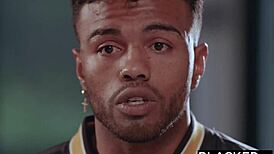 Naughty jazmin teases with pre-party fun before troy's big black cock adventure