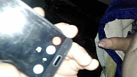 she records me masturbating for her