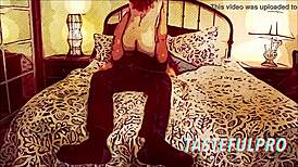 Horny Redhead Kandi Quinn Bent Over in Doggystyle Comic Book Fuck!