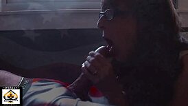 all american granny feels intense pleasure sucking monster cock