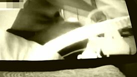 Woman ironing naked on cam showing big ass tits