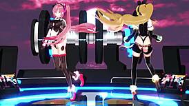 3D Animated Hentai Blowjob With Big Boobs And Hardcore Oral Action In Anime Style