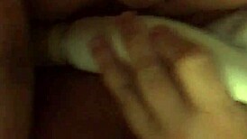 watch homemade vanessa play with toys and get creampied in this bbw scene