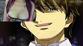 Unsatisfied Woman Meets The Neighbor In Hentai Story.