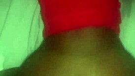 nympho ebony with bubble butt rides big black cock