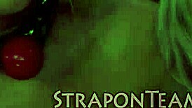 Mistress dominates sub with strapon spitroast