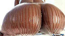 my bubble booty shakes oily in anal hardcore