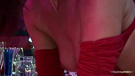 Gorgeous babe's wet cunt drilled by hard cock and licked.