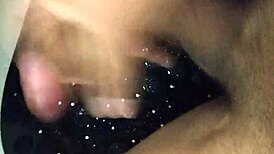 Masturbating in the Shower with Cum