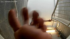 BDSM video sees tall and stunning babe dominate with her feet