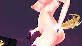 3D Animated Hentai Blowjob With Big Boobs And Hardcore Oral Action In Anime Style