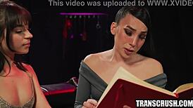 dominant shemale whips and fucks her female partner hard