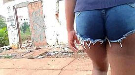 Naughty teen enjoys big cock in construction house