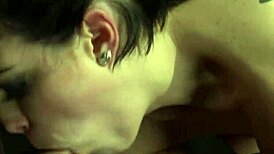 Tied up sub pussyfucked and mouthfucked!