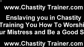 I tease your cock in femdom POV, making you surrender to orgasm humiliation